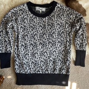 Pink martini women’s size medium sheer sweater